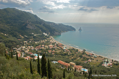 Agios Gordios - Photo Attribution: John and Melanie (Illingworth) Kotsopoulos Agios Gordios