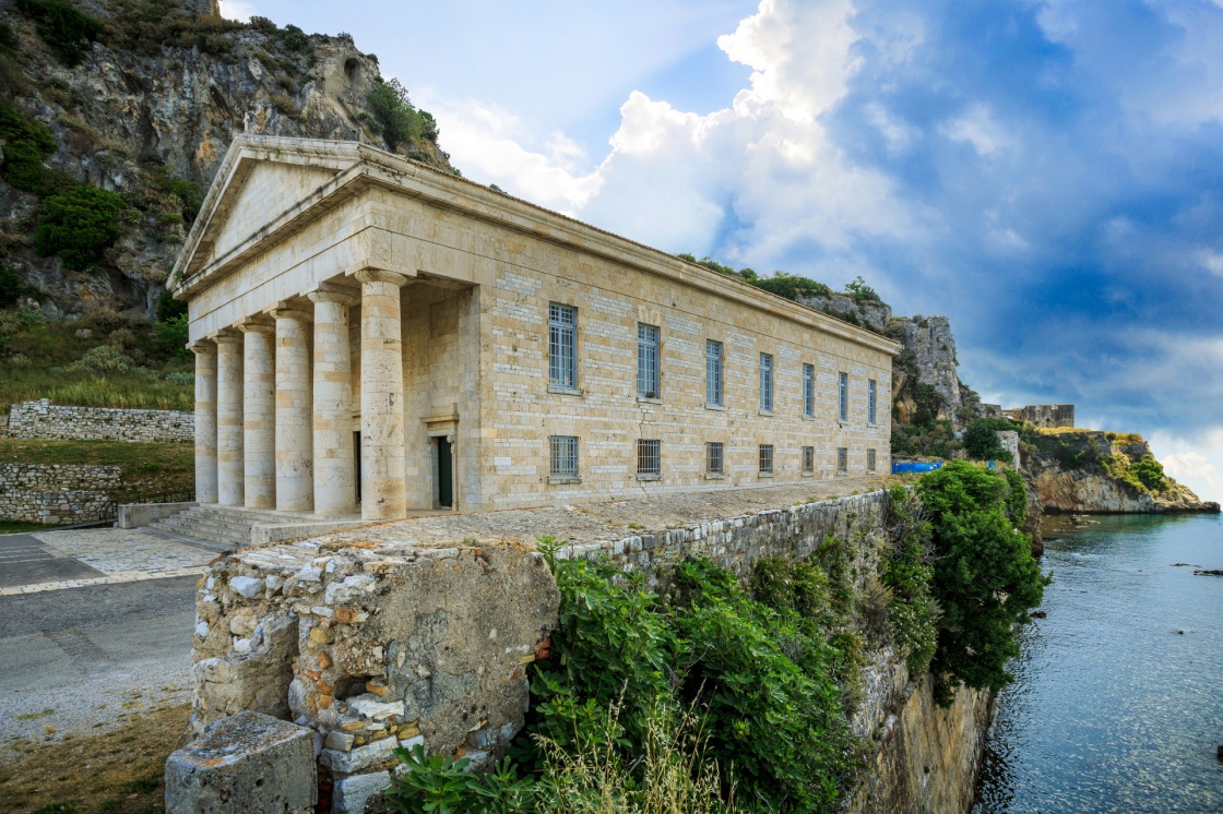 'Old byzantine fortress on the Greek island of Corfu (Kerkyra)' - Corfu