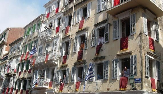 'easter @ corfu, greece/ the town's old section' - Corfu